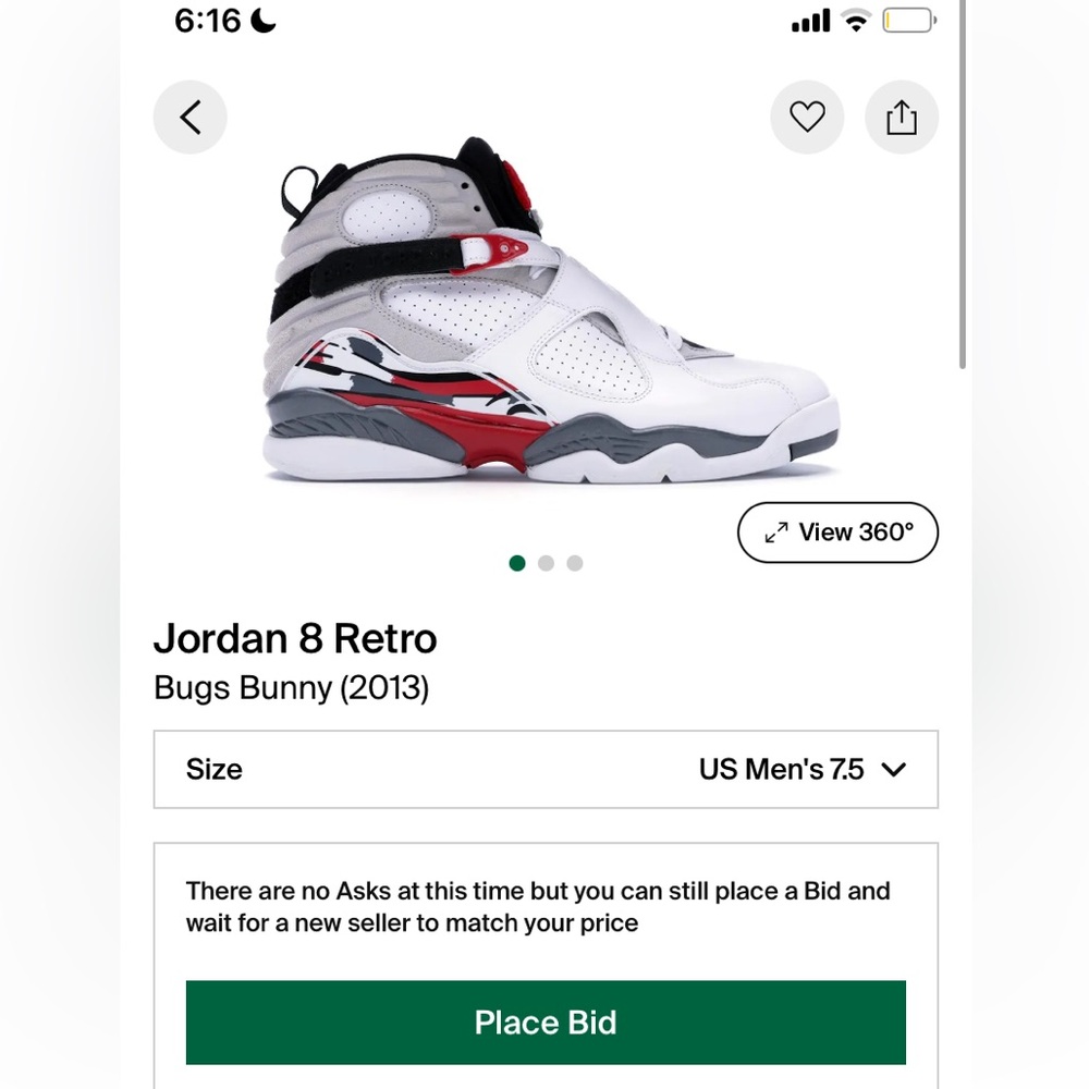 Jordan 8 Retros (Bugs Bunnys)